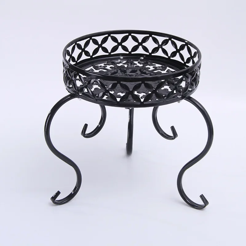 

Металлическая подставка для растений, Круглый горшечный стеллаж для цветов, железная стойка для выращивания растений в помещении, на улице, во внутреннем дворе, гостиной