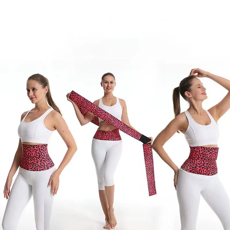 

Polyester Women Slimming Belt Fitness Corset Waist Support Adjustable Sweat Waist Trainer Body Shaper Lumbar Belt 3M-6M