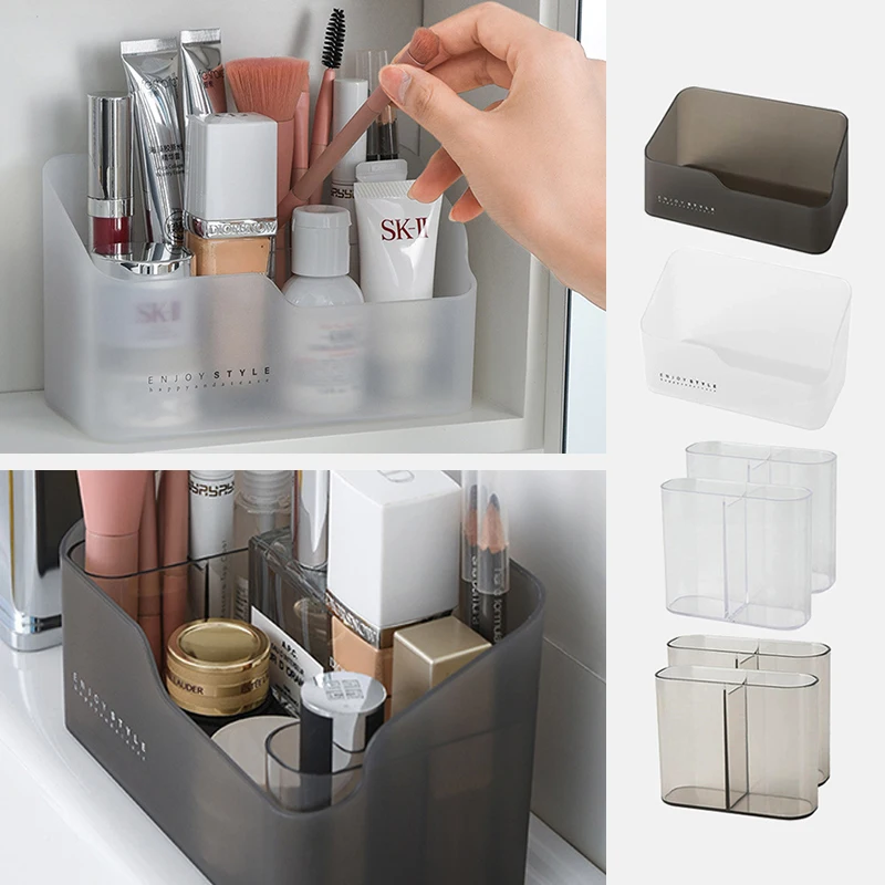

Makeup Cosmetics Organizer Storage Box Multi-function Skin Care Products Remote Control Cosmetics Jewelry Storage Box