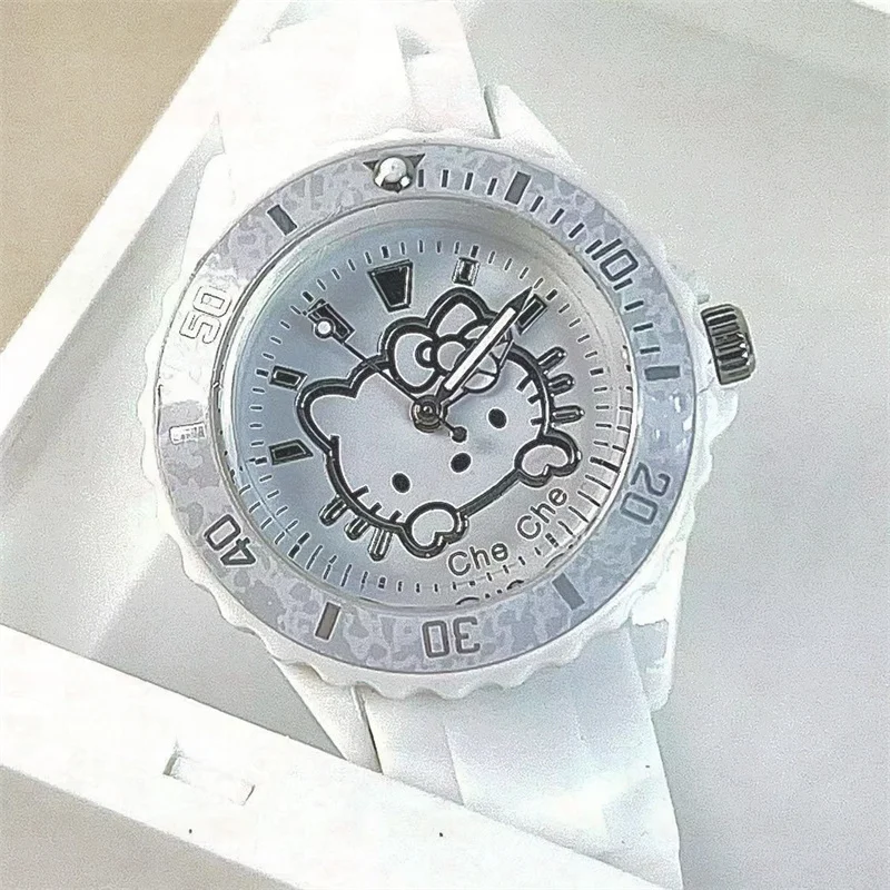 

Fashion and Cute Sanrio Watch Simple High Appearance Good-looking Hello Kitty Pochacco Students Best Friends Birthday Gift