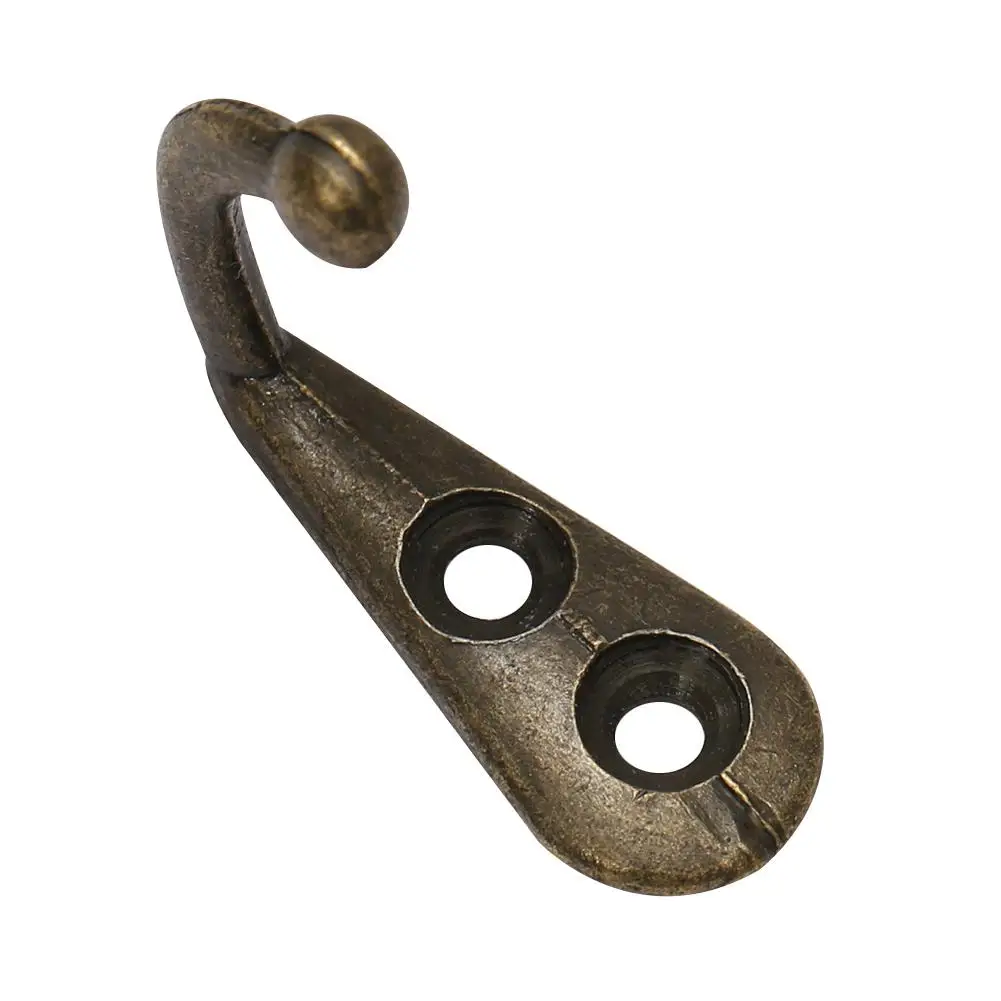 

10 шт. Античная бронзовая настенная вешалка для одежды, пальто, шляпы, сумок, полотенец, домашний декор