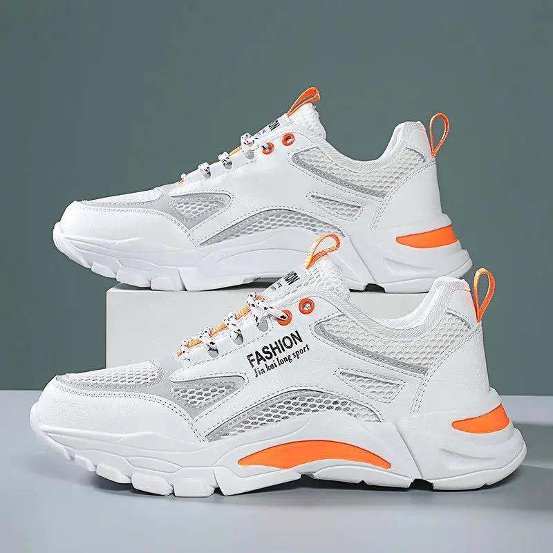 

Summer Hot Sale Large Size 37-44 Couples Trend Breathable Leisure Dad Shoes Running Shoes Versatile Sneakers Men Shoes