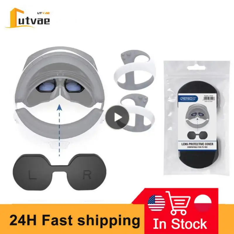 

Thickened For Psvr2 Lens Lens Cover Protector Silicone Protection Lens Cover Shock-resistant Dust-proof Case Protective Cover