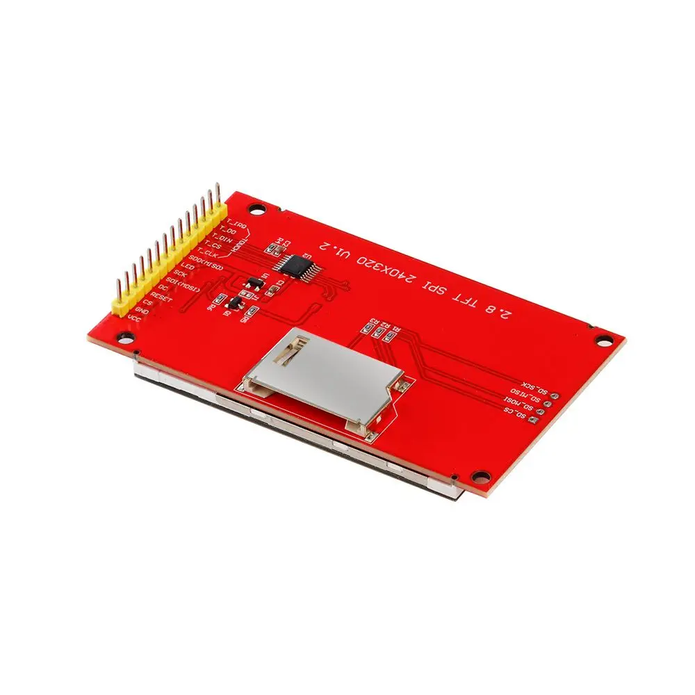 Фото Elecrow 2,8-дюймовый 320x240 с интерфейсом SPI, интеллектуальный дисплей IC ILI9341 с сенсорным экраном RGB 65K, цветной TFT ЖК-модуль №4