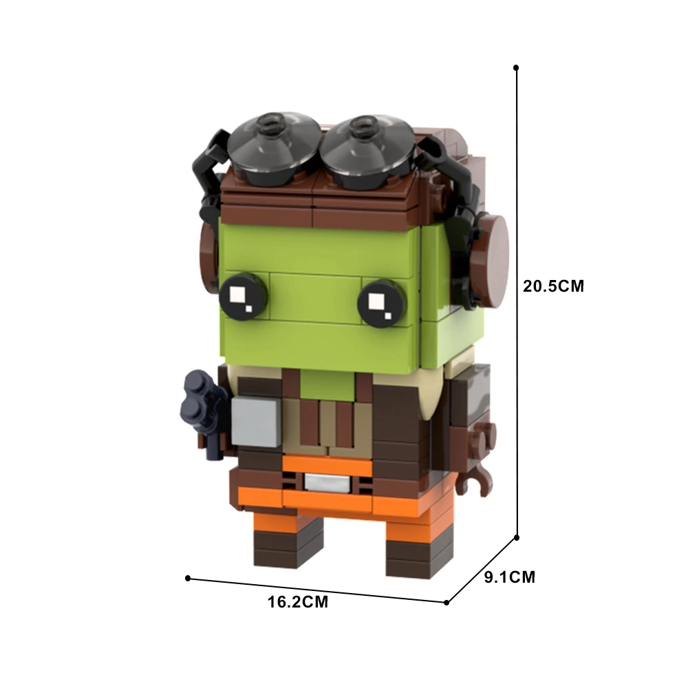MOC General Hera Syndulla Brickheadz набор строительных блоков аниме мини-фигурка игрушечные