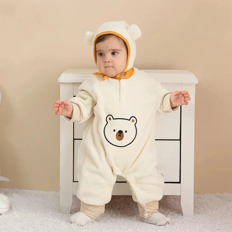 Umorden весенне-осенний комбинезон для малышей костюм медведя шапка комплект