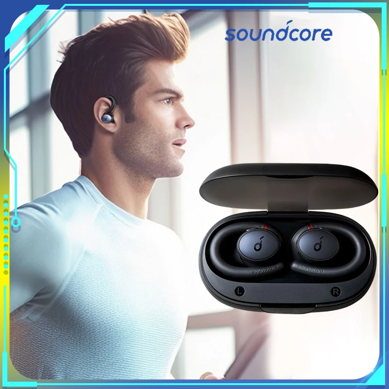 

Original Soundcore Sport X10 Earbuds Bluetooth 5.2 Headphones Sport Rotating Ear Hooks Ipx7 Waterproof Deep Bass Sweatproof Gift