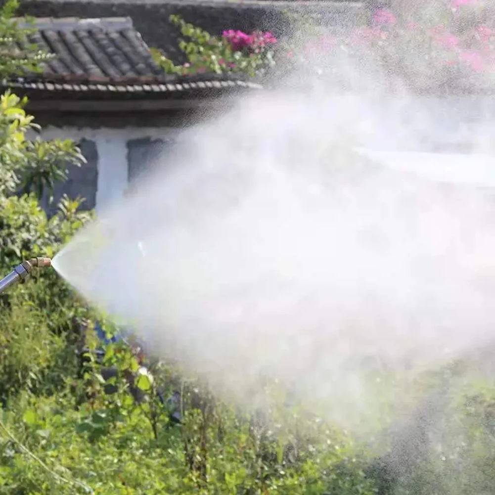 

Garden Sprinklers Watering Irrigation Nozzle Adjustable Electroplat Brass Atomization Spray Garden Cleaning Machine Agricultural