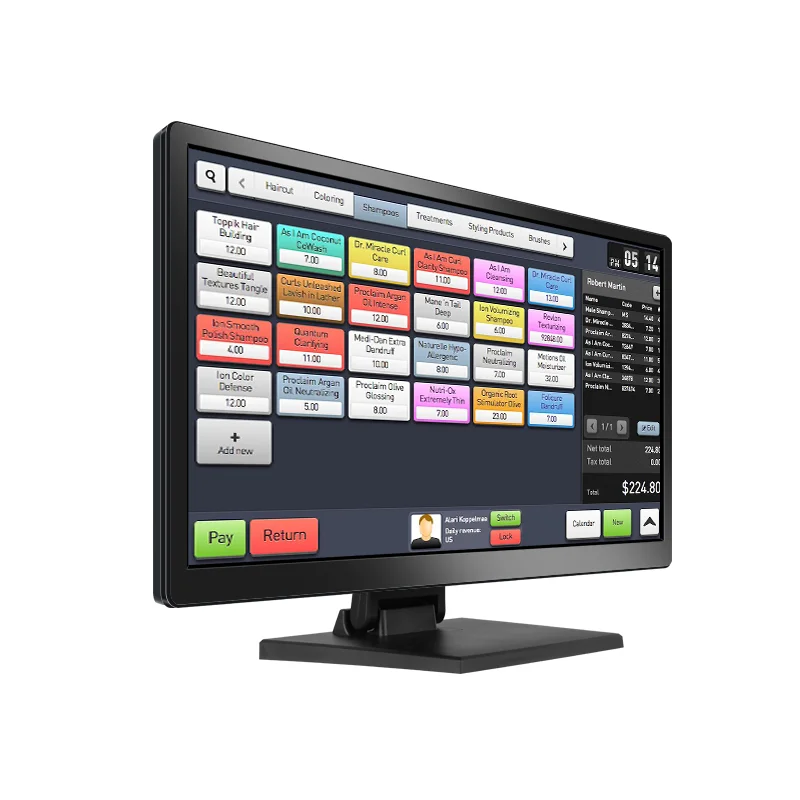 

19 inch Vertical TFT LCD High Brightness Multi Touch touchscreen monitor for Restaurant Menu Display