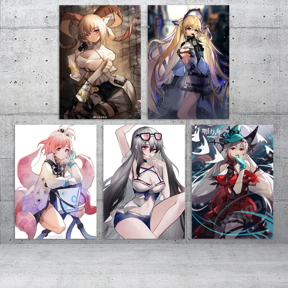 

Canvas Arknights Painting Game Wall Surtr Artwork Whisperain HD Printing Carnelian Poster Kirara Home Decor Living Room Pictures