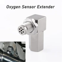 universal o2 oxygen sensor extender 90 degree o2 bung extension catalytic converter o2 oxygen sensor spacer check engine adapter