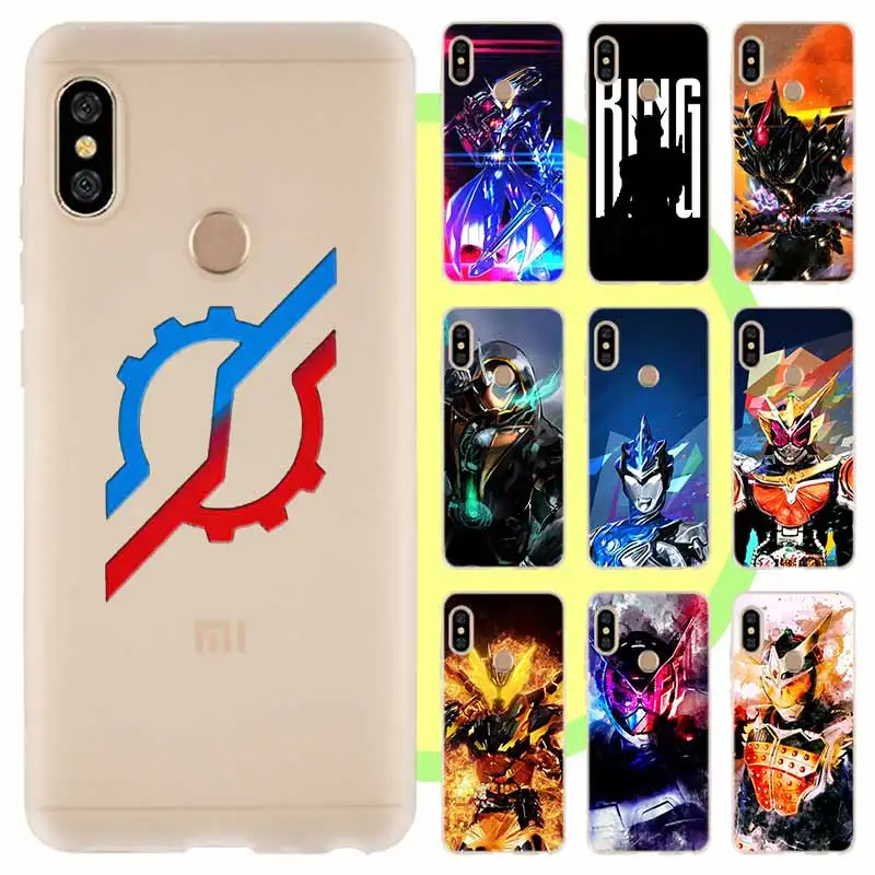 Силиконовый мягкий чехол для Xiaomi Redmi Note 11 10 Lite 9 8 7 6 Pro Max 10S 9S 8T 9T 4G Kamen Rider Dragon Knight |