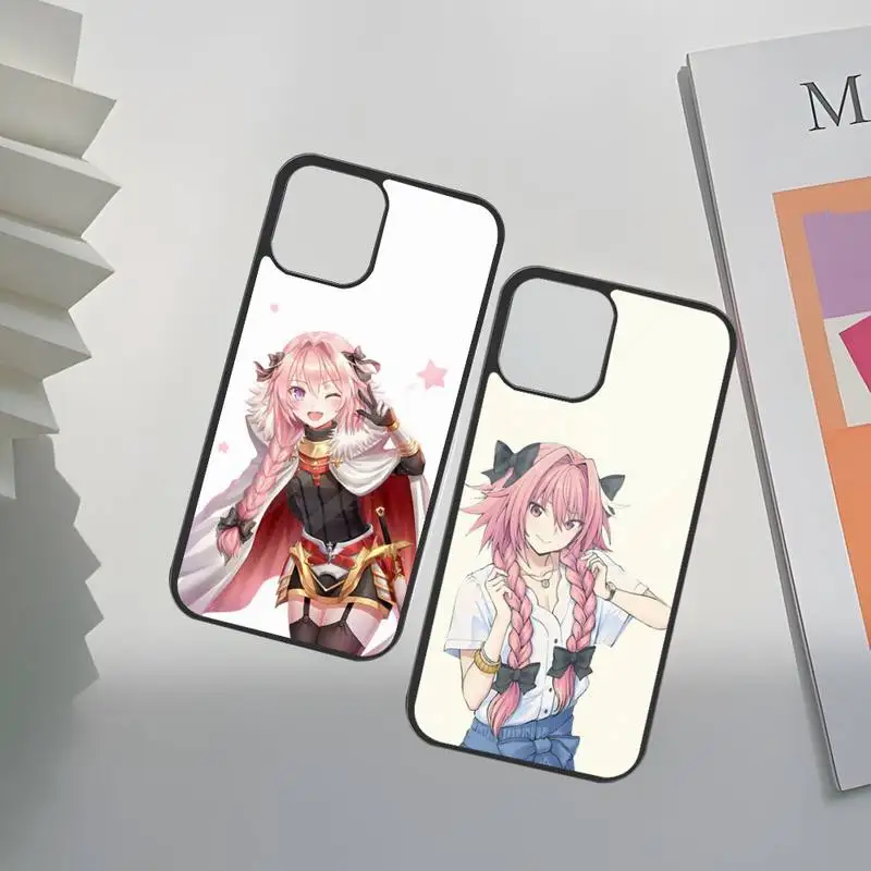 

Astolfo Anime Girl Phone Case PC+TPU For Iphone Apple 12 Pro Max 11 13 14 Mini 6S 7 8 Plus X Xs XR Back Cover