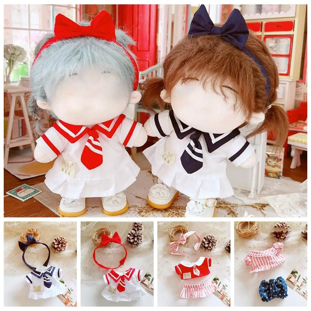 

Girl Gifts Girls Toy DIY Dress Up Doll Clothes Uniform Set Strap Skirt Doll Outfit