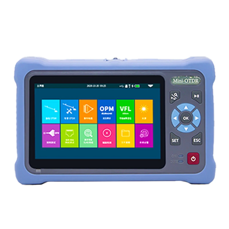 MINI OTDR 64KM/100KM Fiber Optic Reflectometer Touch Screen Cable Tester OTDR Optical Time Domain Reflectometer