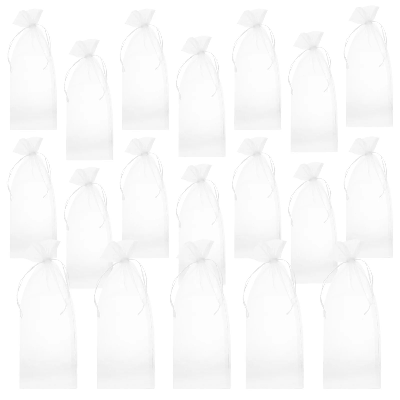 

30 Pcs Christmas Bag Party Favor Pouches Jewelry Small Drawstring Gift Bags Organza Mesh Wedding