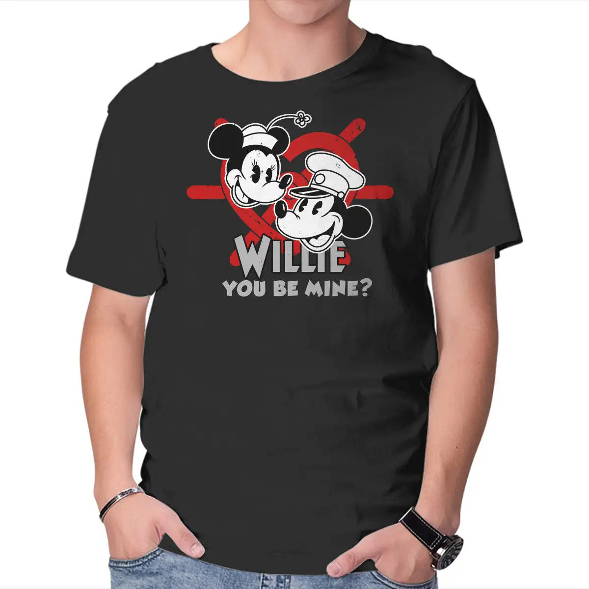 Футболки унисекс Willie You Be Mine для мужчин и женщин короткие летние футболки пар