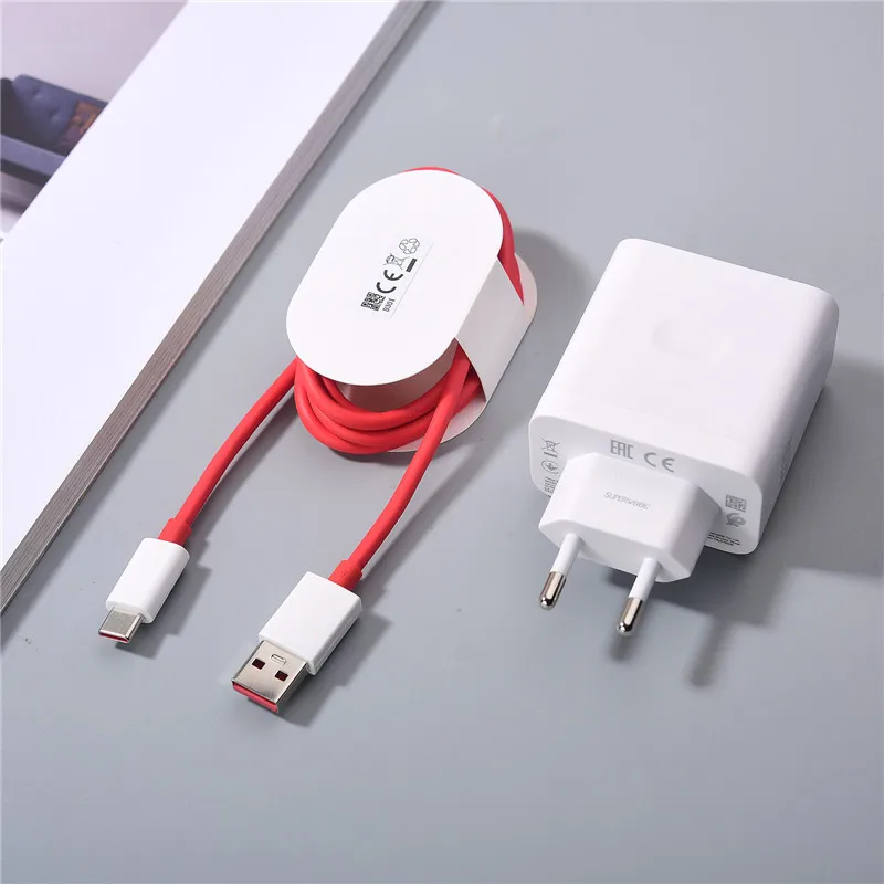 

80W Fast Warp Charger For Oneplus 1+ 11 10 9 9R 9RT Nord CE 2 8 EU/US ACE Super WarpCharger Power Adapter 1M Usb Type C Cable