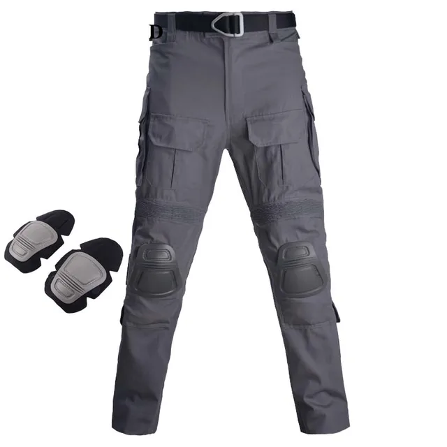 Боевые брюки с наколенниками, военные армейские брюки для активного отдыха,походов, мужские камуфляжные тактические брюки, охотничья одежда