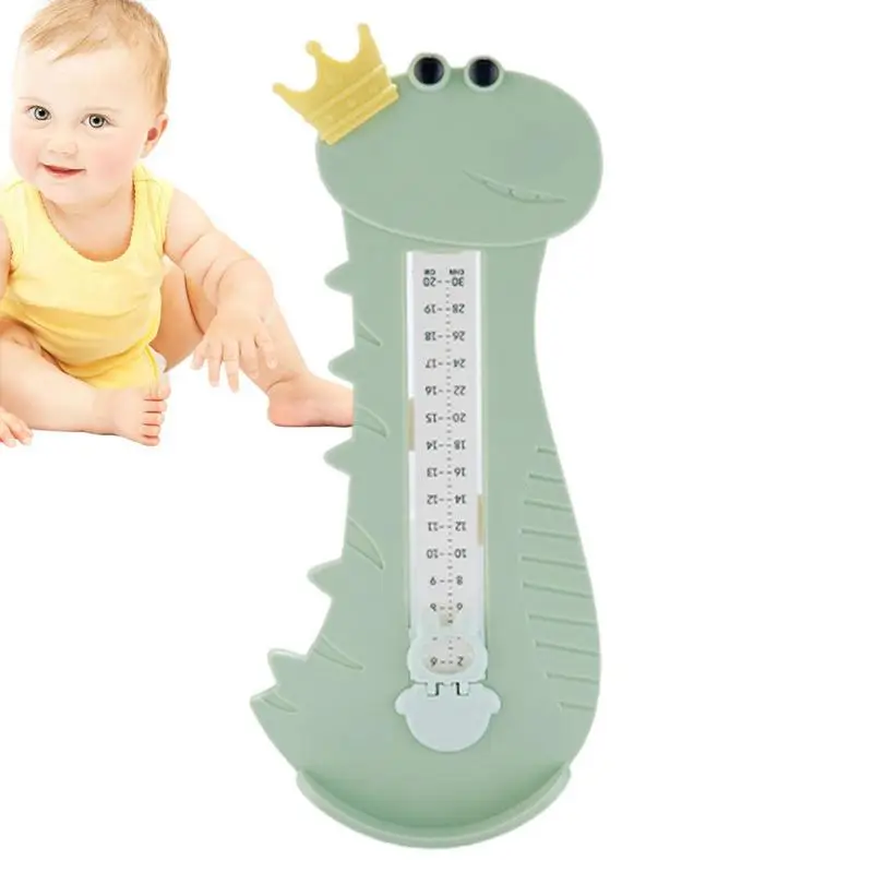 

Детская складная линейка для измерения ног с динозавром, дизайн обуви, Таблица Размеров и измерительные ножки