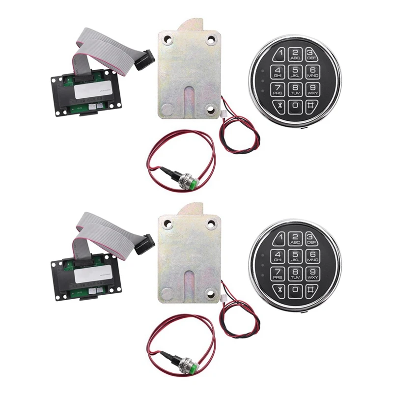 

2X Stack On 14 Safe Lock Replacement -Fireproof Safe Lock Boxes Swing Bolt Lock