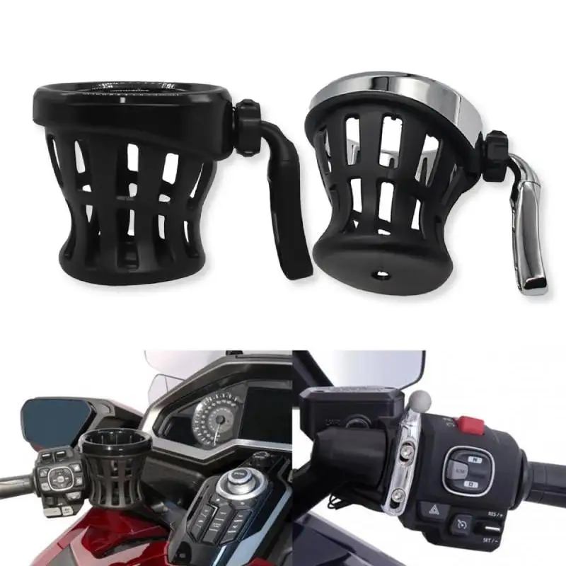 

Motorcycle Handlebar Drink Cup Mount Holder Adjustable Cup Bracket Motorbike Accessories For Harley For Honda Goldwing GL1800