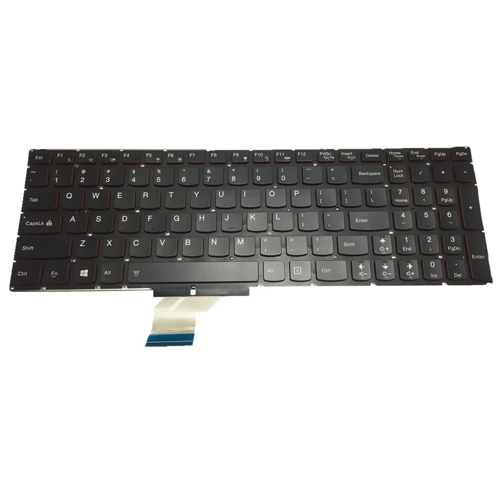 Купи New for laptop Lenovo IdeaPad Y50 Y50-70 Y70 Y70-70 US Keyboard backlit 25215956 за 1,799 рублей в магазине AliExpress