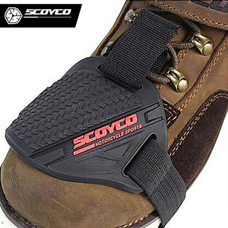 

Scoyco FS02 Motorcycle Racing Shift Pad Motociclismo Motociclista Shoes Protector Motocross Boots Anti Slip Cover Shifter