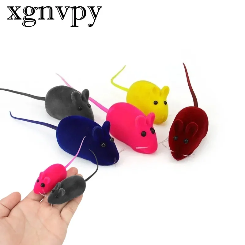 Xgnvpy мыши животные звук кошки игрушки помощь развлечение серый цвет для котят