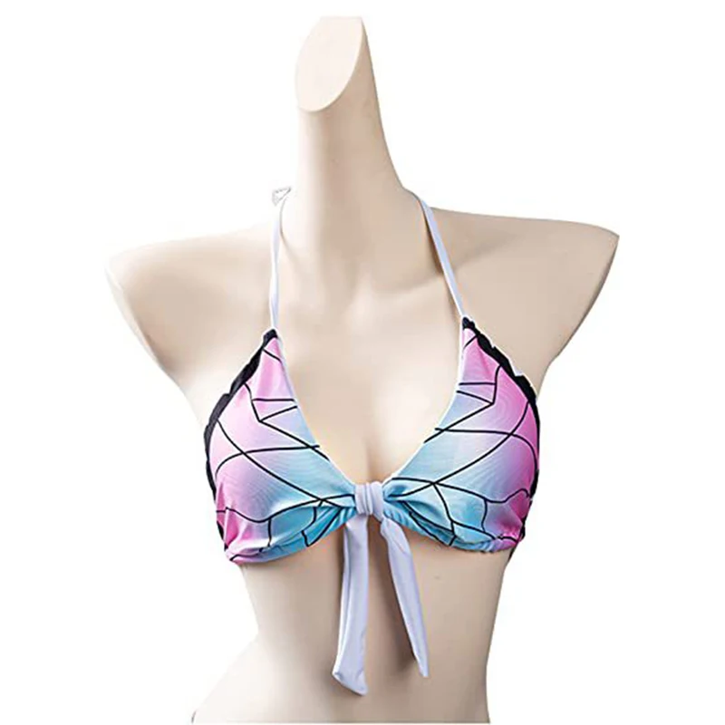 Костюм для косплея шинобу из трех предметов женский летний купальник купальный