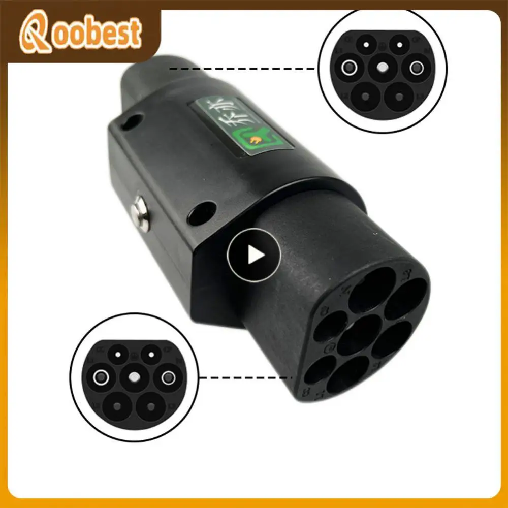 

16a/32a Ev Charger Converter Adapter Universal Multifunctional Electric Car Charger Adapter Portable Practical Car Accessories