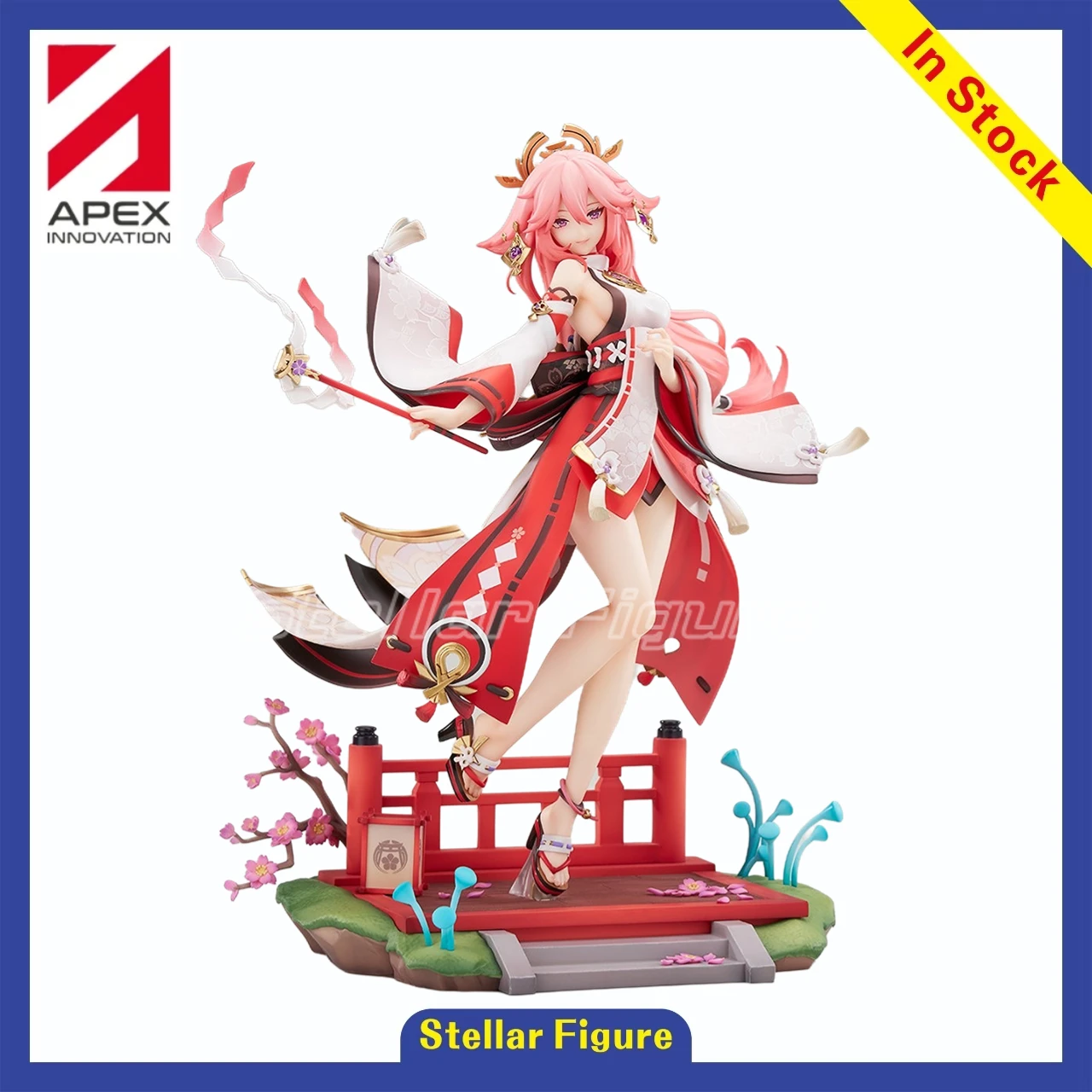 Фото 【SF】В наличии APEX-TOYS MiHoYo Yae Miko Коллекционная фигурка в масштабе 1/7, модель, подарок №2