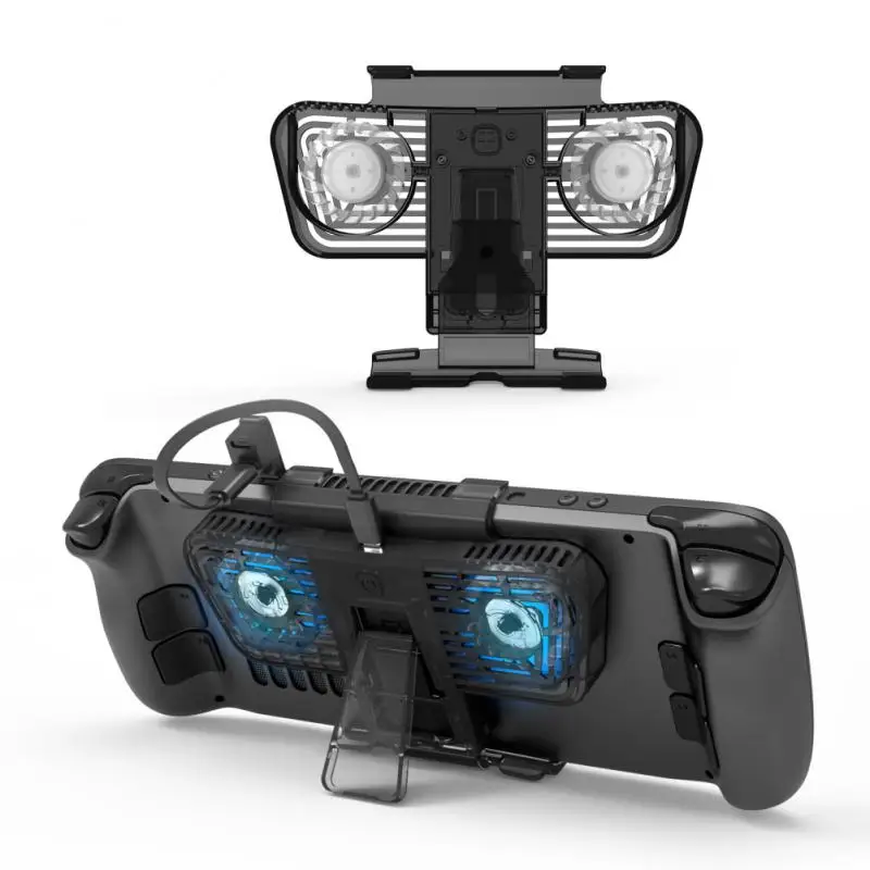 

Новинка 2022, охлаждающий вентилятор с кронштейном, адаптер с двумя портами C для паровой колоды, Nintendo Switch, Nintendo Switch, OLED, поддержка зарядки