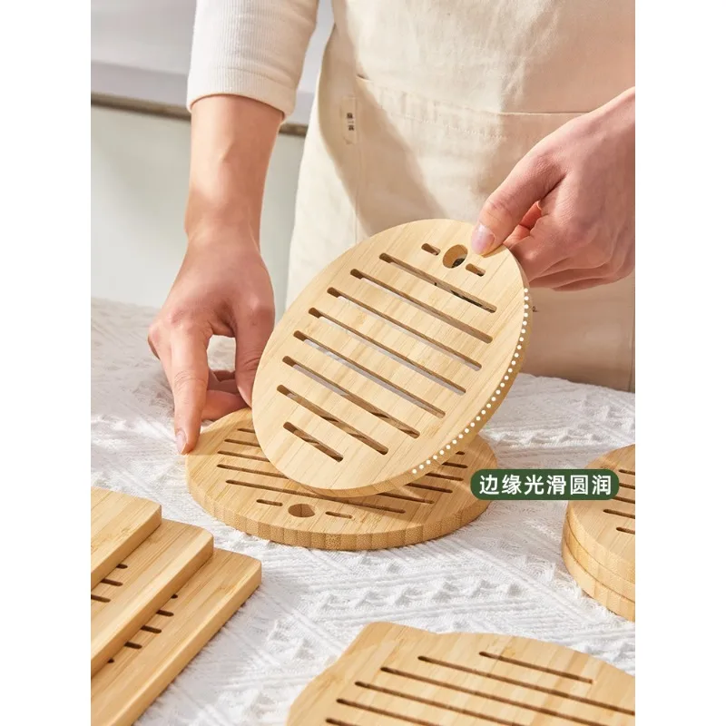 

Bowl mat, heat insulation mat, heat-resistant vegetable mat, household anti-skid and scald resistant table mat, bamboo mat, cass