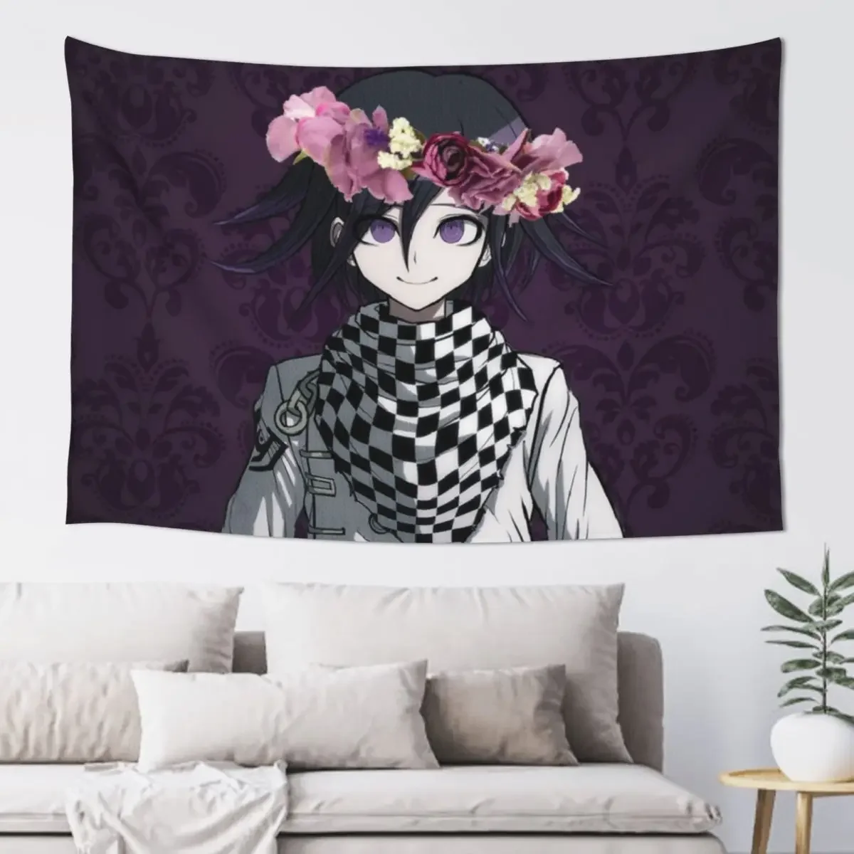 Kokichi Ouma Ultimate Liar гобелен милые вещи для украшения комнаты фотографии настенные