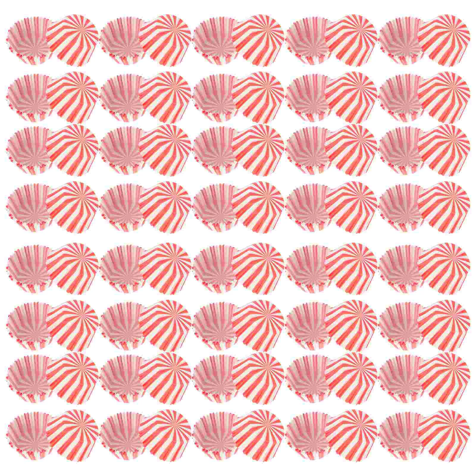 

Red and White Muffin Cups 100pcs Stripes Cups Mini Cupcake Liners Cupcake Holders Liners Cupcake Wrappers for Bridal Showers,