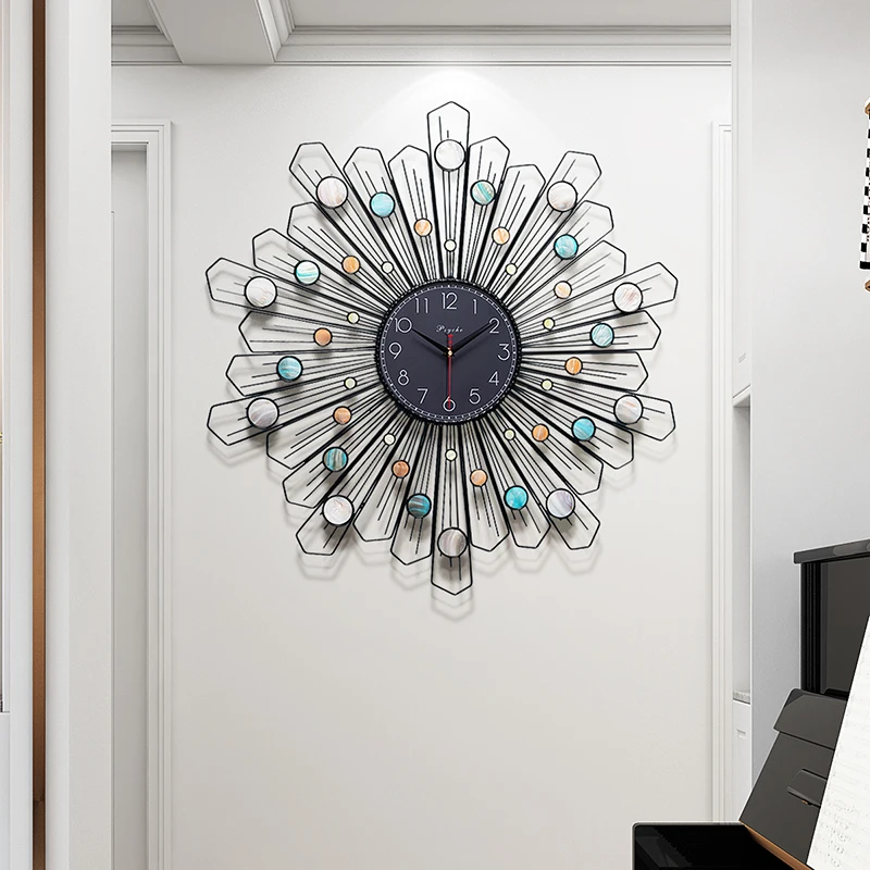 

Decorative Large Wall Clock Modern Design Electronic Kitchen Wall Clock Unusual Watches Relogio De Parede Room Decorations