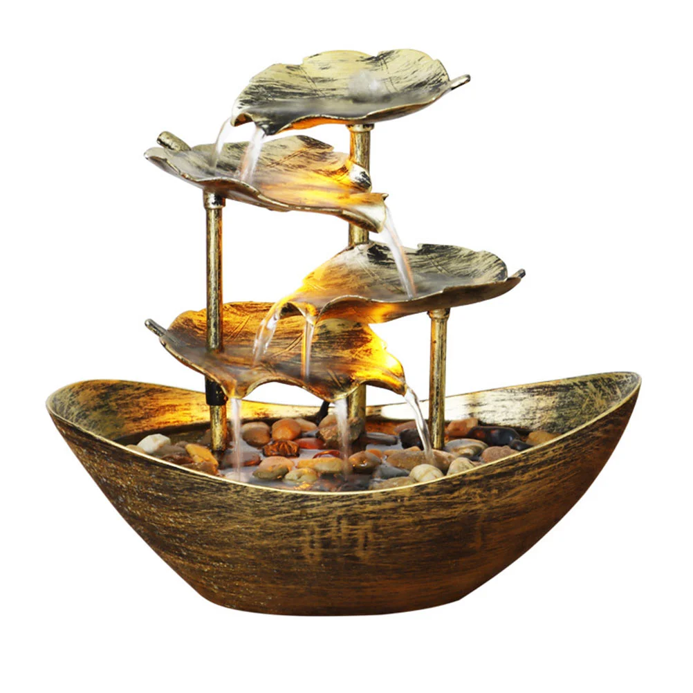 

Adorno Para Mesa De Water Fountain Fengshui Water Fountain Chinese Fountain Waterfall Water Lily Water Fountain