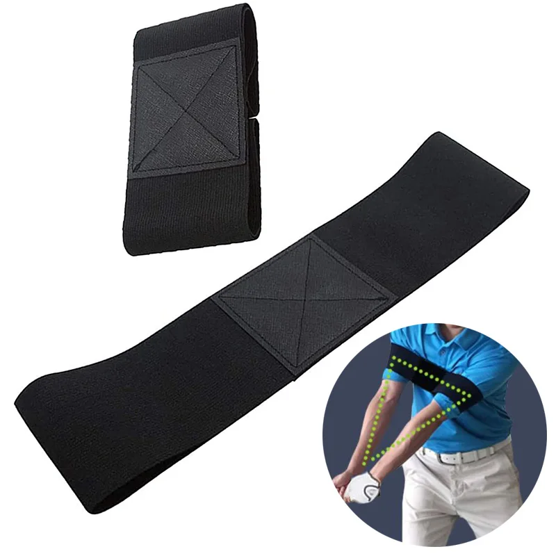 

Golf Training Aids Elastic Golf Smooth Swing Trainer Aid Arm Band Posture Motion Correction Belt Golf Aids Accessories for Golf