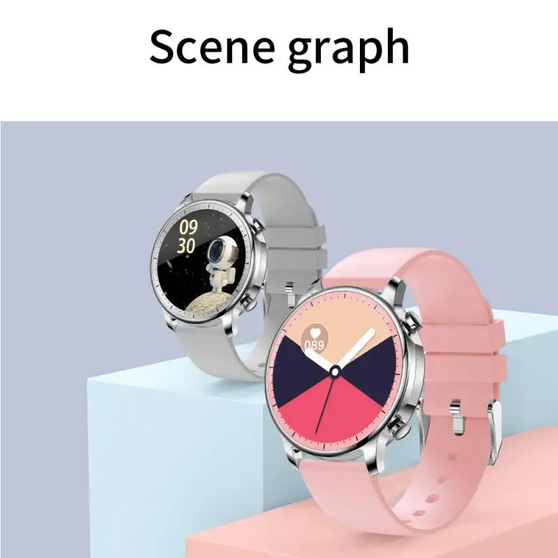 

Спортивные часы с монитором сердечного ритма и крови, полностью умные часы с сенсорным экраном, 1,3 дюйма, смарт-браслет для Ios, Android