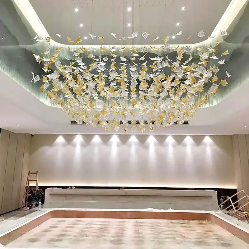 

Современный роскошный подвесной светильник с бусинами, украшенный искусственным кристаллом, большой светодиодный Кристалл, индивидуальный дизайн для отелей, торговых центров
