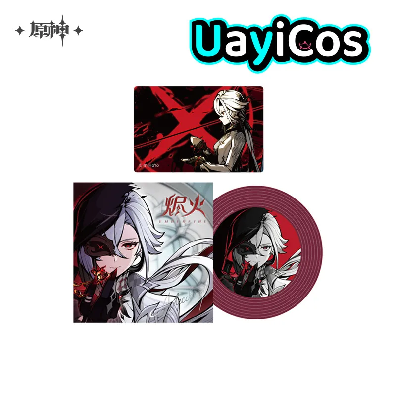 Официальная игра Genshin Impact Arlecchino акриловые записывающие украшения набор реквизит