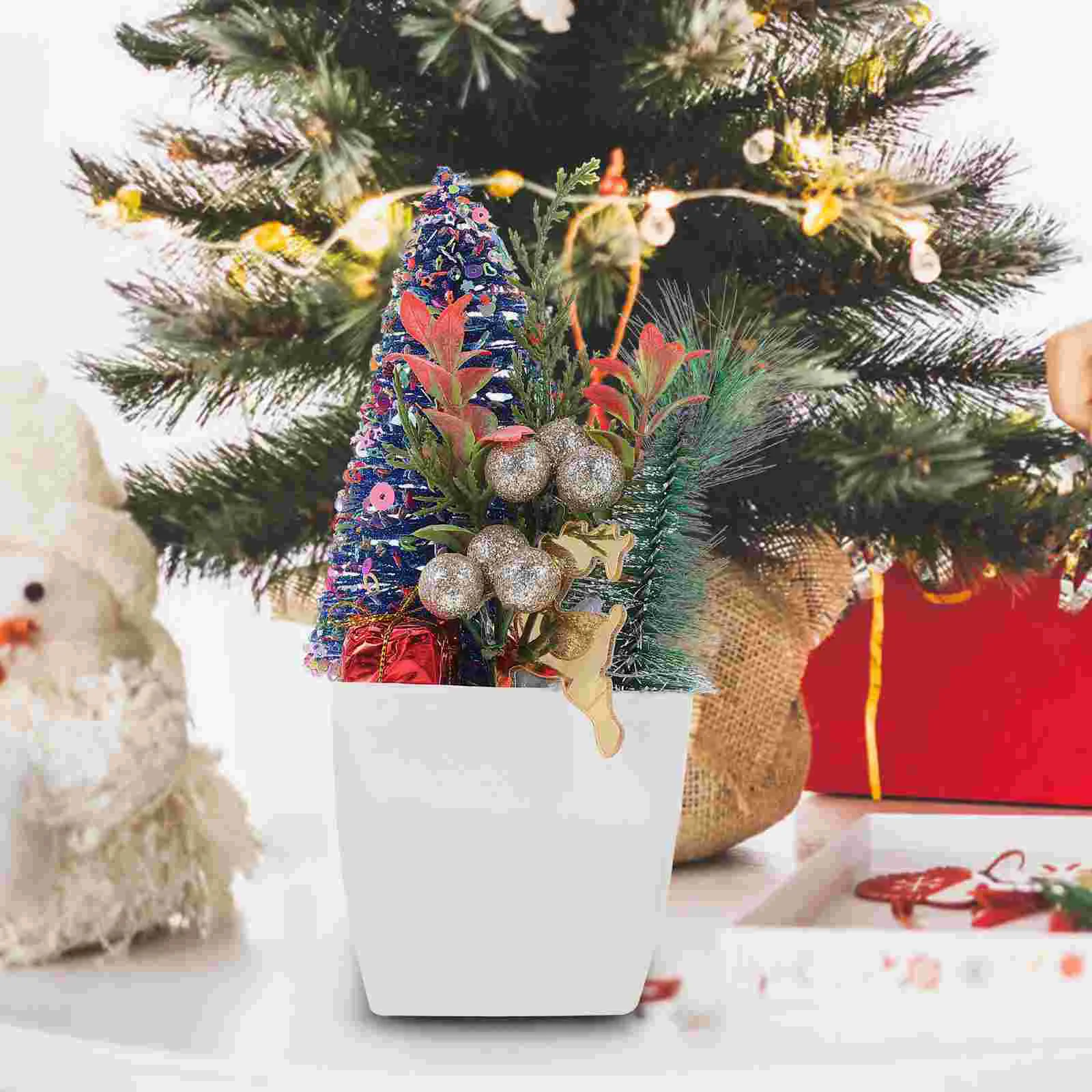 Рослина Рождественская имитация искусственных растений в горшках Поддельное