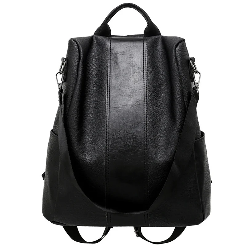 

Woman Anti-theft Backpack Bag Casual Wild Soft Leather Dual-use Large Capacity Backpack Mujer Bolsa Feminina Sac Main Femme