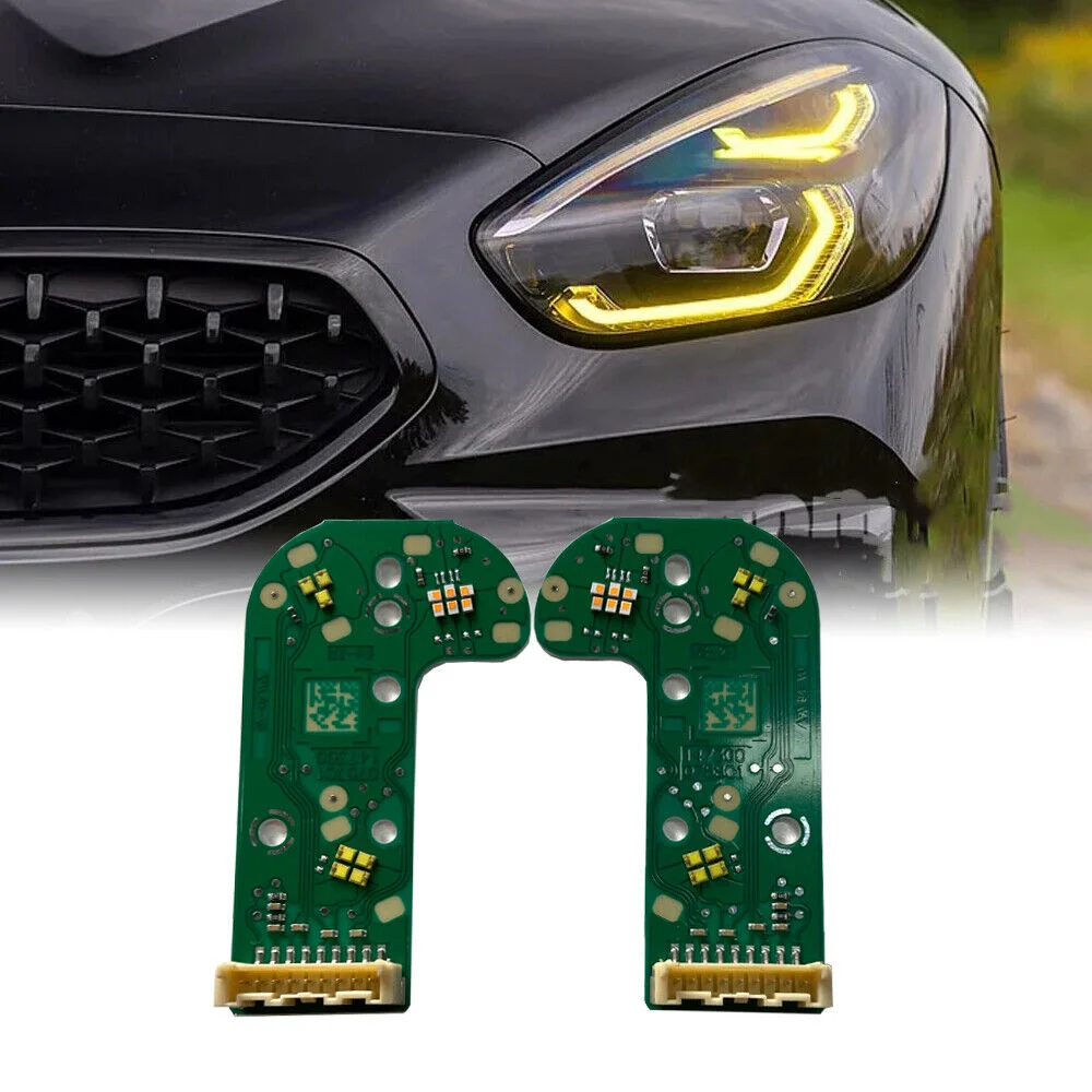 Желтые доски для дневных ходовых огней «ангельские глазки» для 2019 2020 2021 2022 2023 BMW Z4 G29