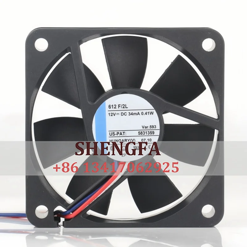 Новый немецкий ebmpapst 612F/39L 612F/2L 612FL 6015 DC 12 В 0 41 Вт высококачественный инверторный