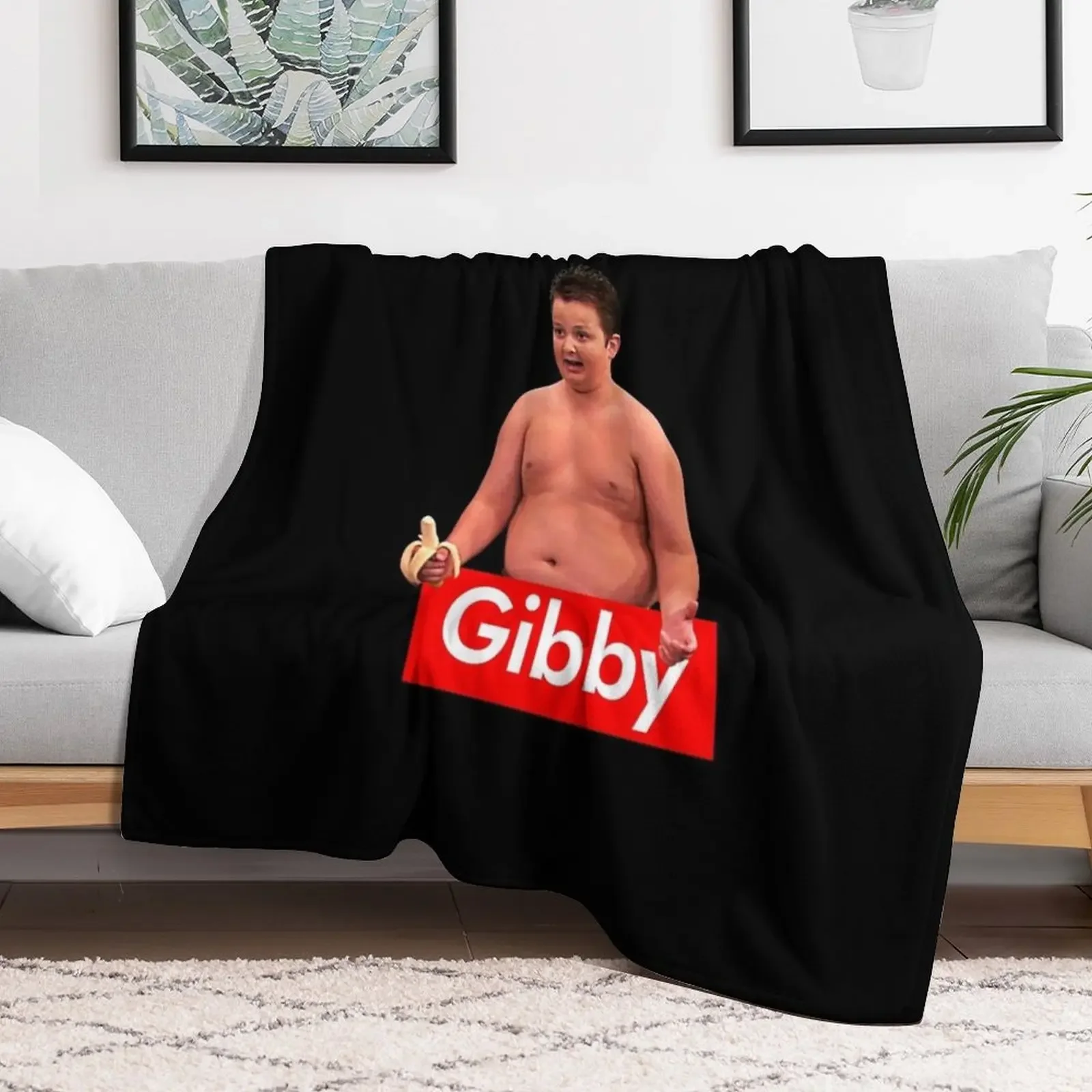 Фото Плед Gibby: уютное одеяло для дома, подарок на Рождество и праздники №2