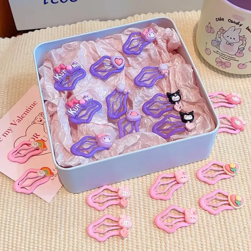 10 шт. шпильки для волос в виде героев мультфильмов