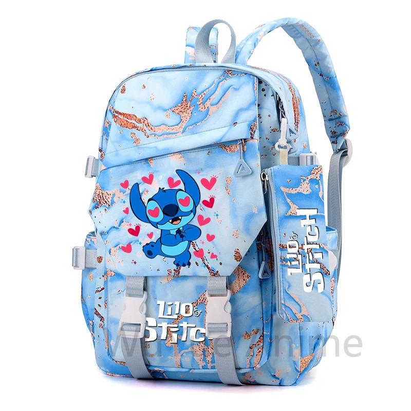 Lilo Stitch водонепроницаемый рюкзак для школьников-подростков девочек и мальчиков