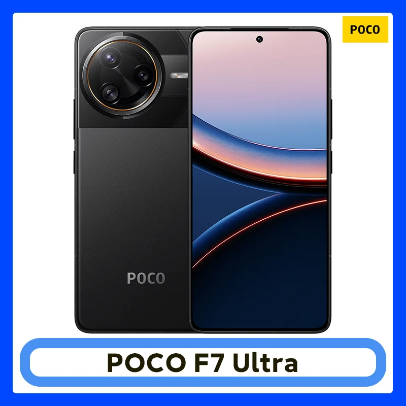 Version Global POCO F7 Ultra Snapdragon 8 Elite 6.67 AMOLED Display 50MP Triple Camara 5300mAh 120W HyperCharge Cellphone